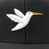 Birdie Threads - Black Hat White Birdie - Birdie Threads