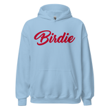 Birdie Threads Hoodie - Light Blue / Red