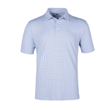 The Azulejo polo shirt from Birdie Threads is crafted with attention to detail, featuring a classic polo collar and a button-down front for a timeless look. The intricate azulejo tile pattern is printed all over the shirt, creating a bold and statement-making design.