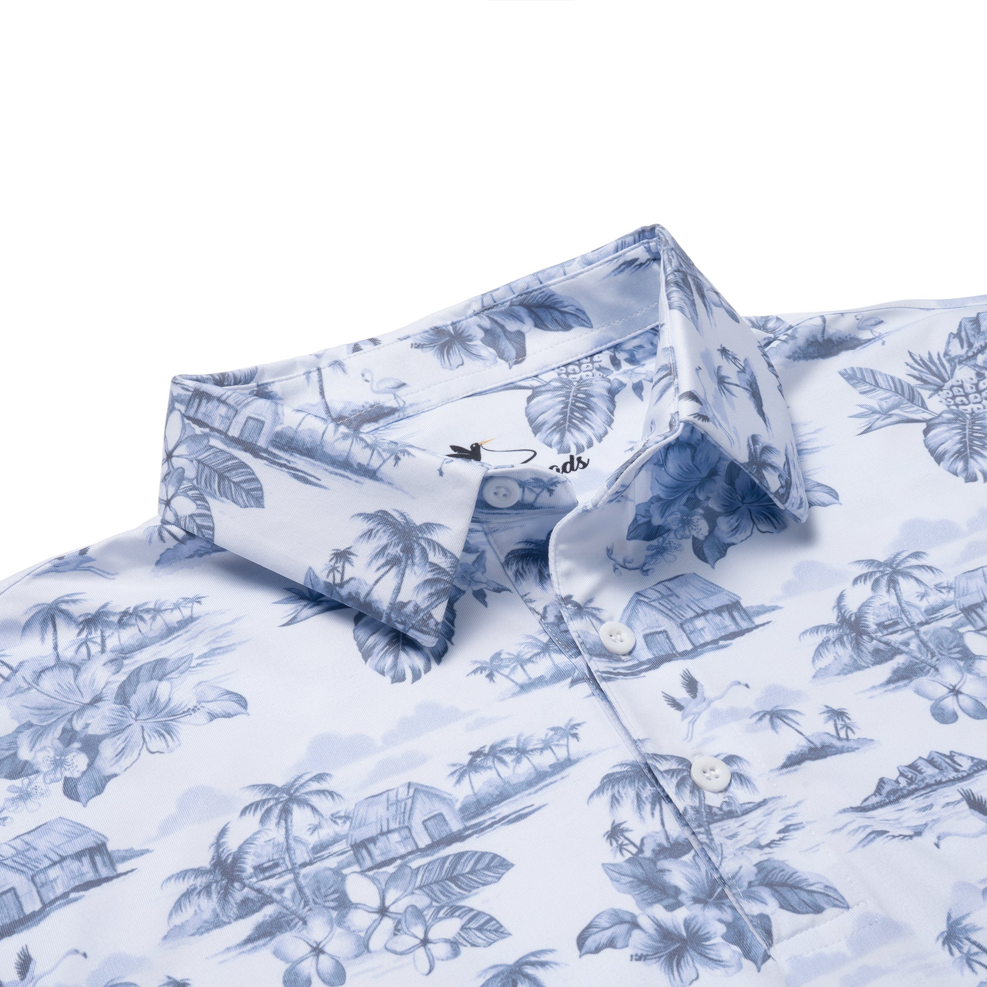 The Kapalua polo — collar detail