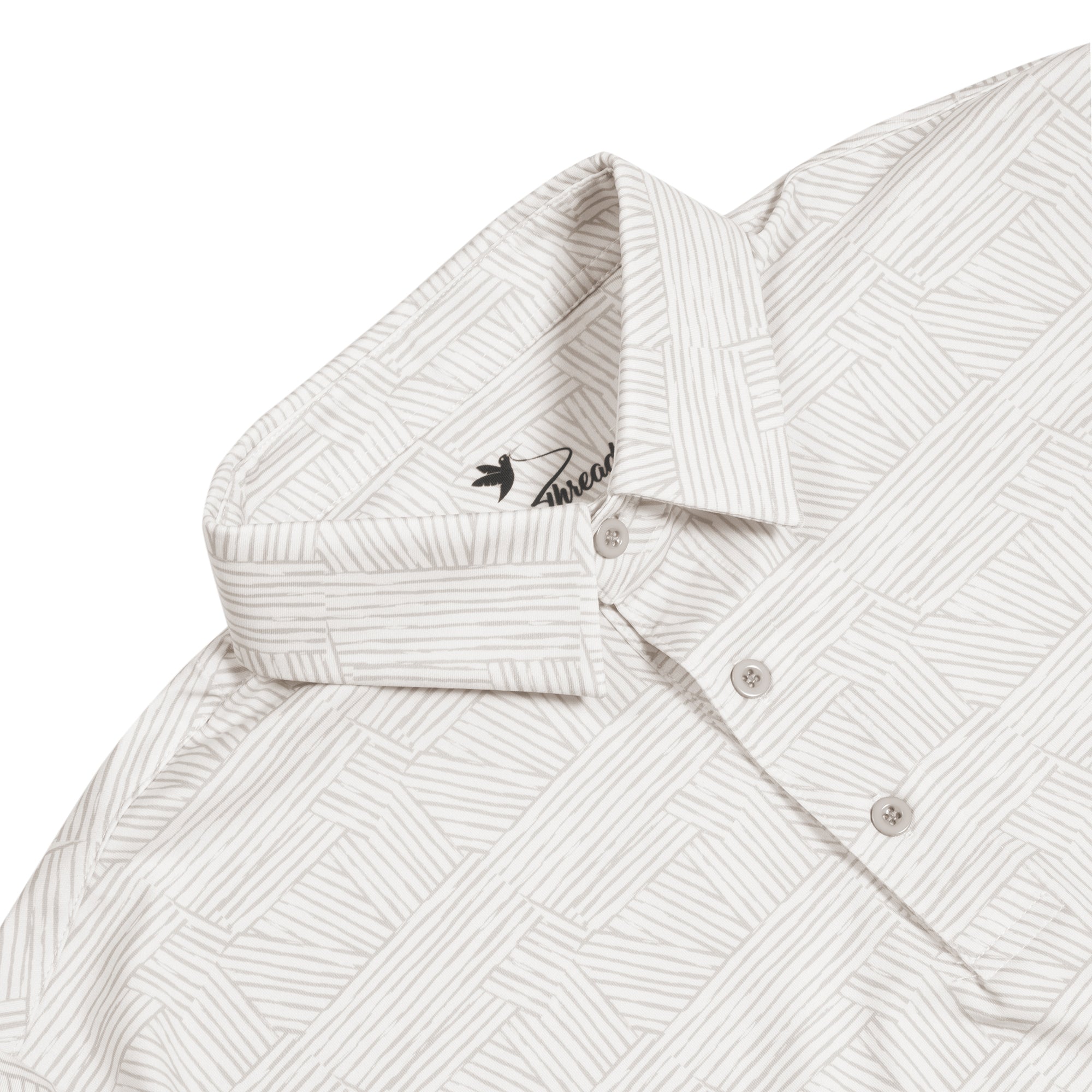 The Sandbar polo — collar buttoned