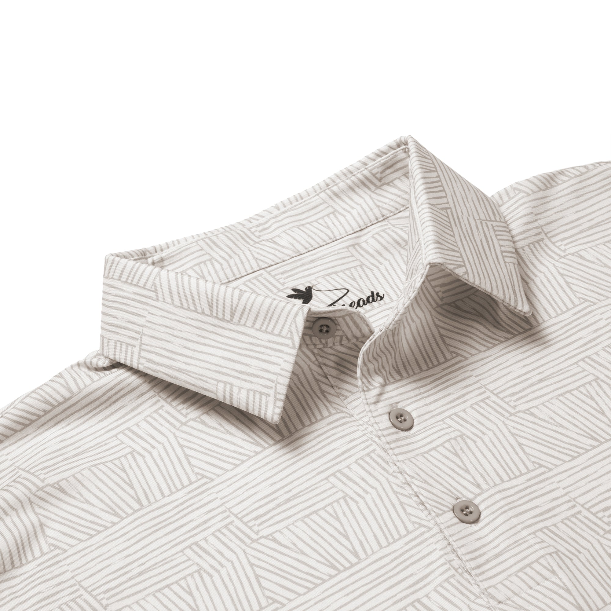 The Sandbar polo — collar detail