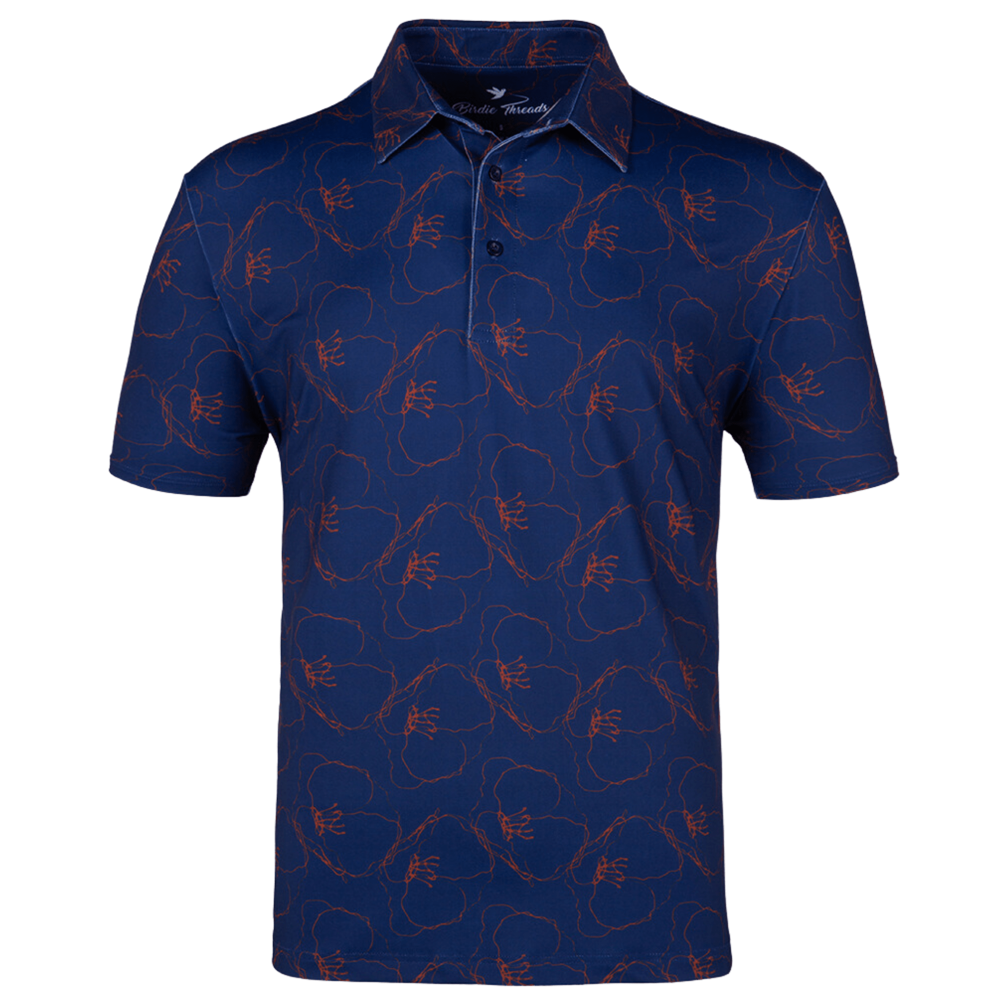 The Poppy Polo by Birdie Threads - Classic Golfing Tradition