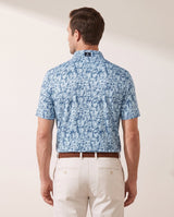 All Eyes On Me polo on model — back view