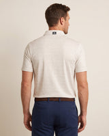 The Sandbar polo on model — back view