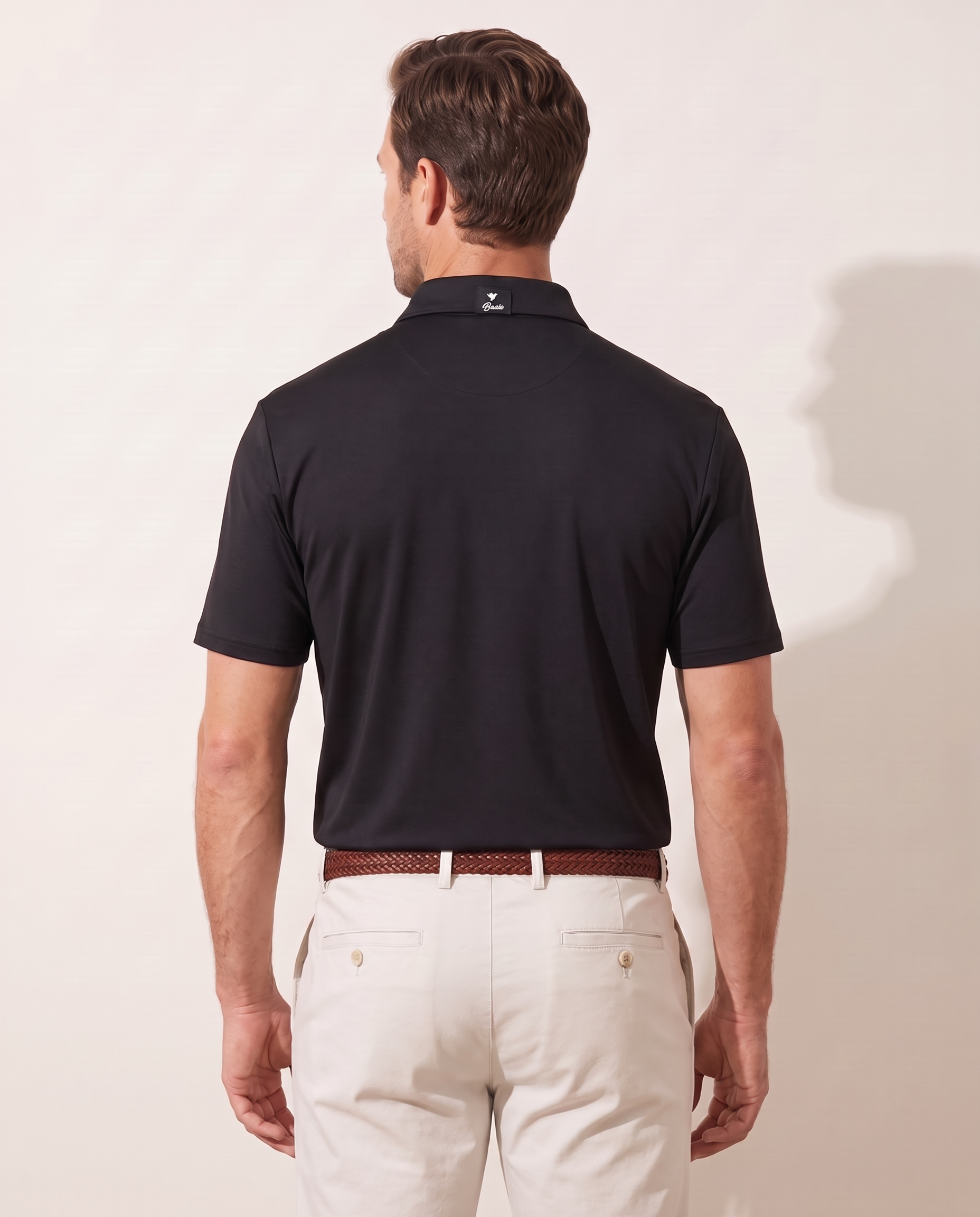 The Punalu'u Polo on model — back view