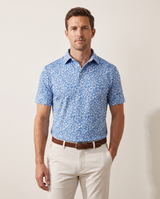 Wild Flower polo on model — front view