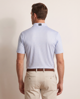 The Azulejo polo on model — back view