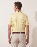 Sunny Spot polo on model — back view