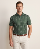 The Palms polo on model — front view