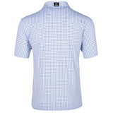 The Azulejo polo shirt from Birdie Threads is crafted with attention to detail, featuring a classic polo collar and a button-down front for a timeless look. The intricate azulejo tile pattern is printed all over the shirt, creating a bold and statement-making design. 