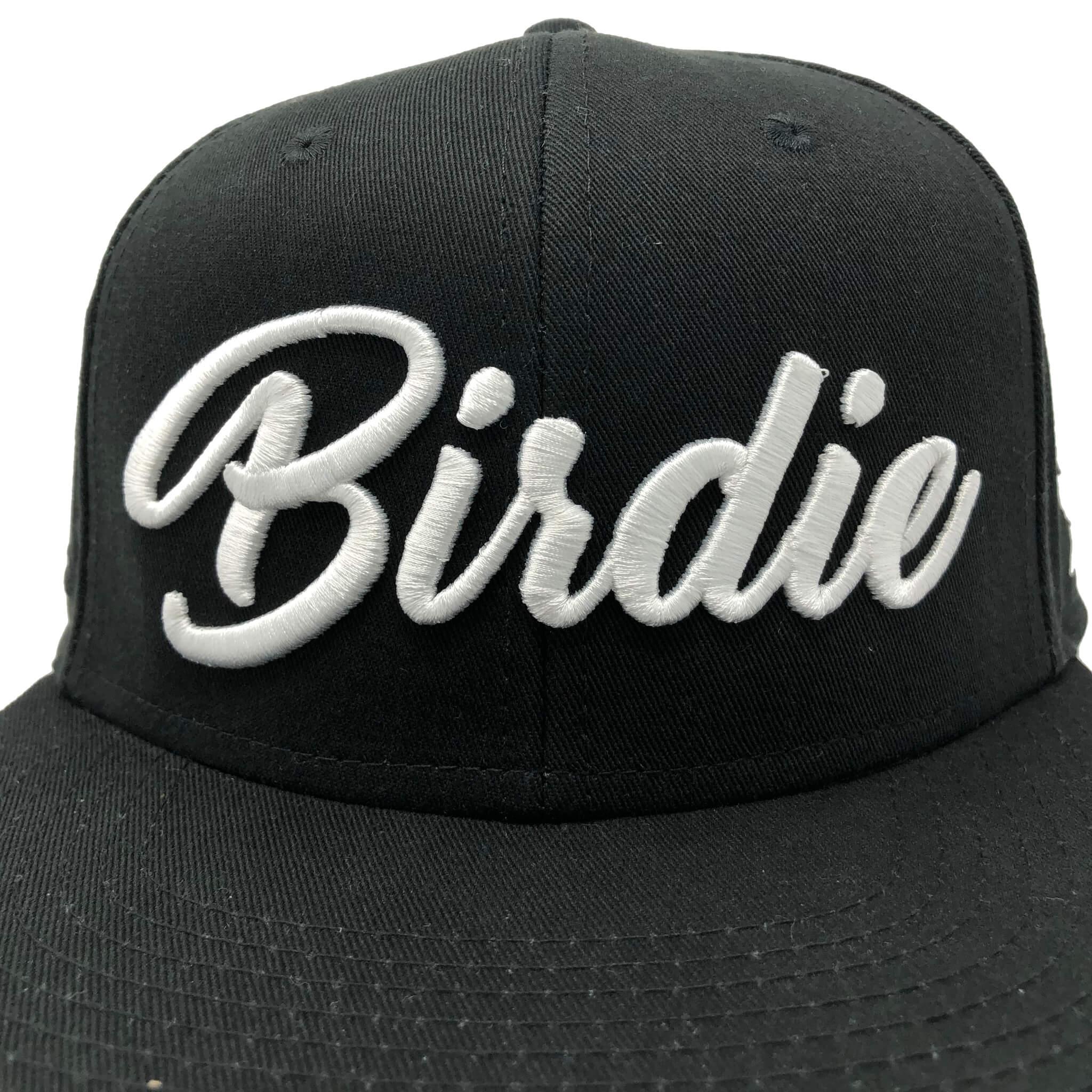 Birdie Hat - Black On White - Birdie Threads