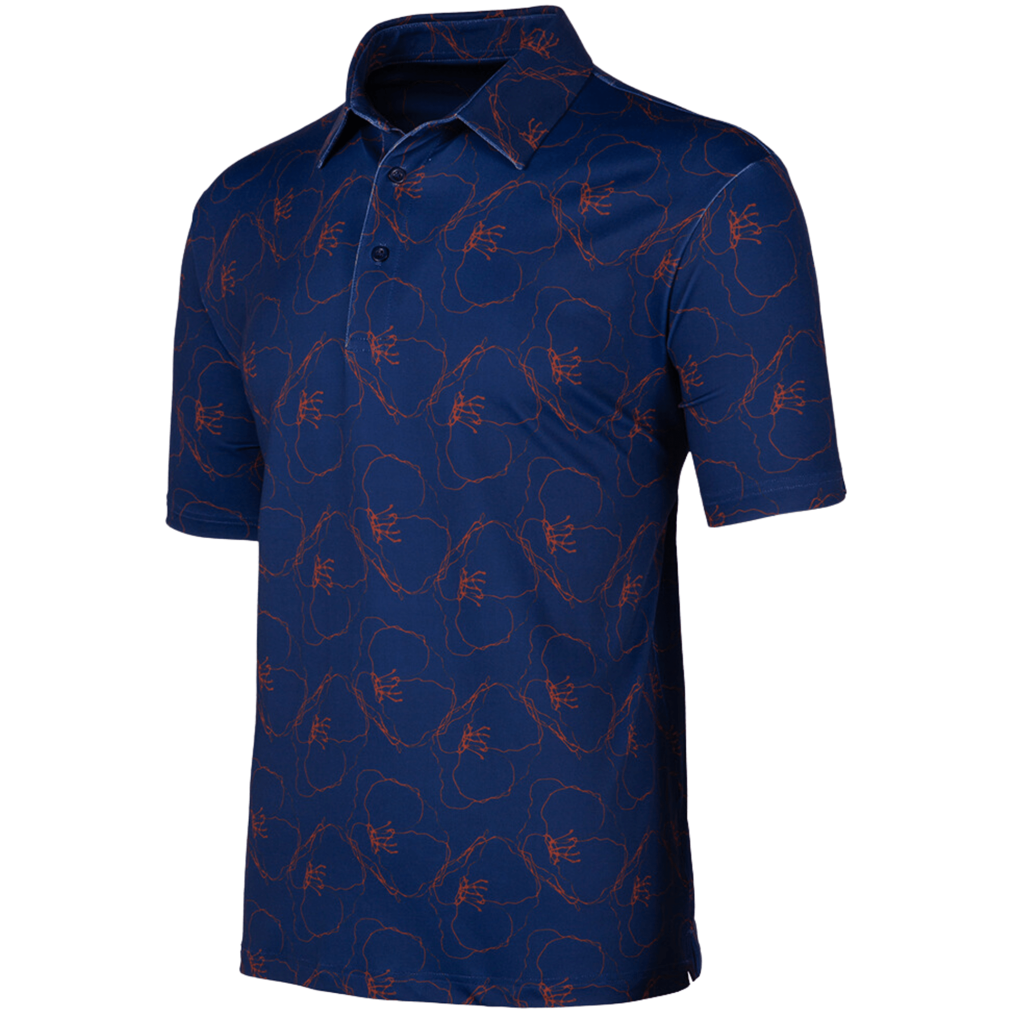 The Poppy Polo by Birdie Threads - Classic Golfing Tradition
