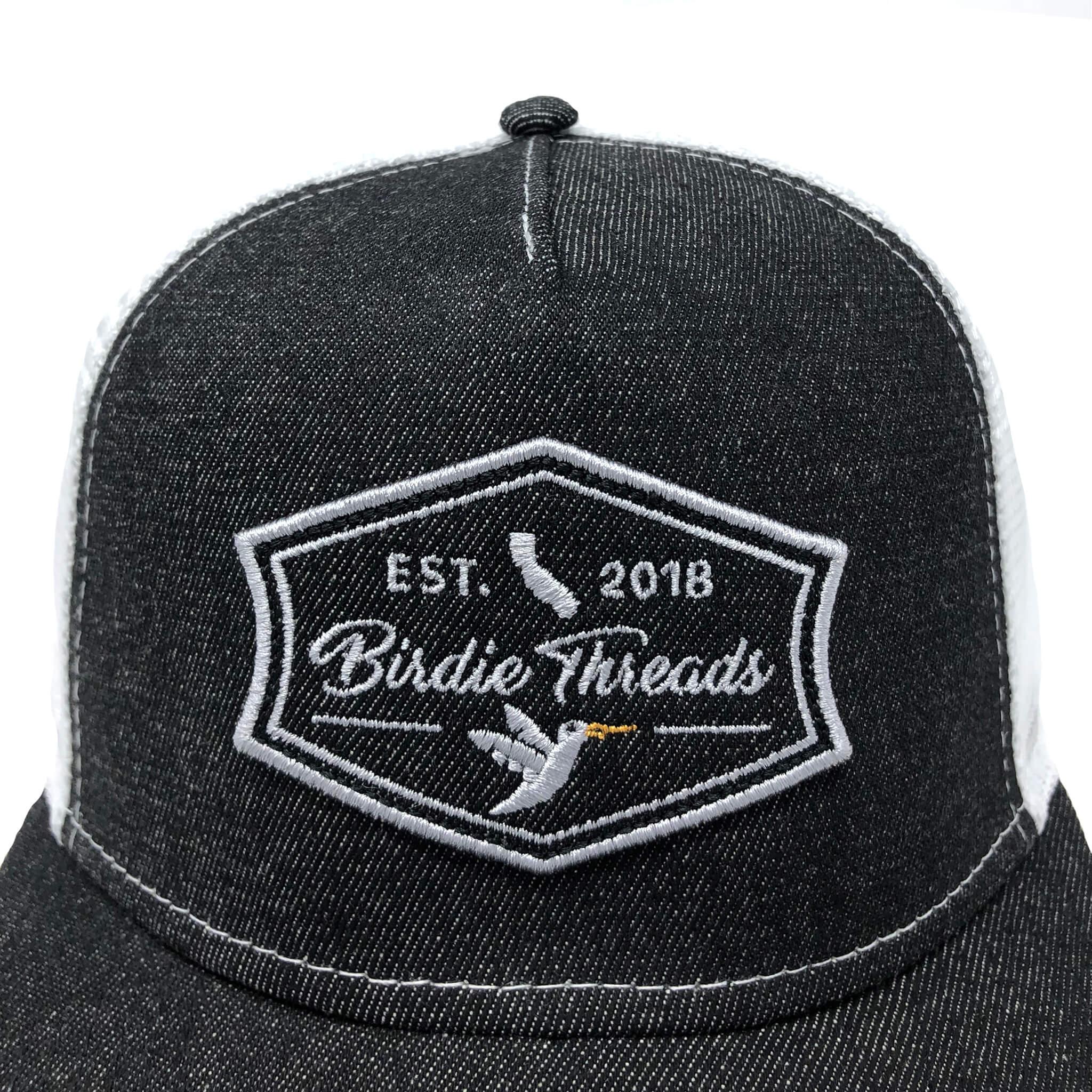 Birdie Threads - Black Denim Hat - Birdie Threads