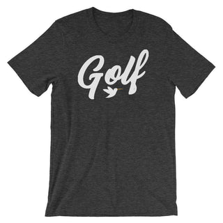 Golf T-Shirt - Dark Grey Heather - Birdie Threads