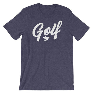 Golf T-Shirt - Heather Midnight Navy - Birdie Threads