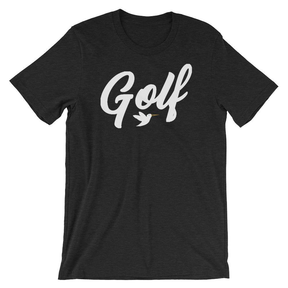 Golf T-Shirt - Black Heather - Birdie Threads