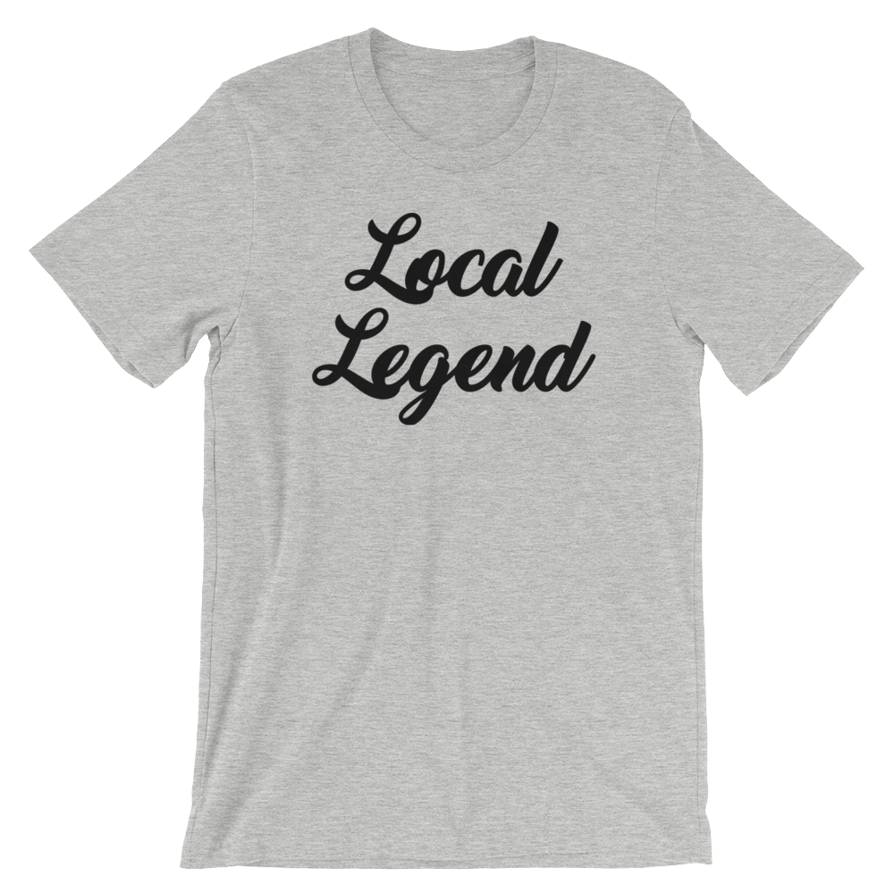 Local Legend T-Shirt - Athletic Heather - Birdie Threads