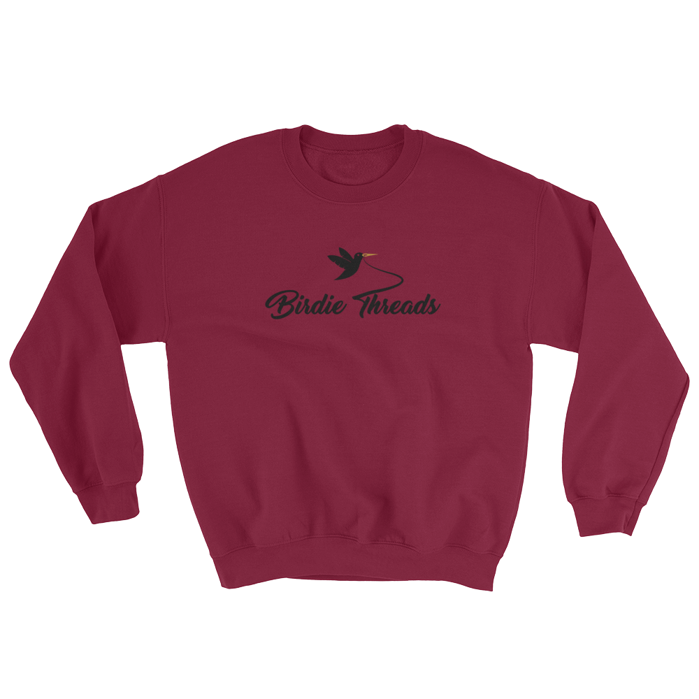 Birdie Threads Sweatshirt - Maroon - Birdie Threads