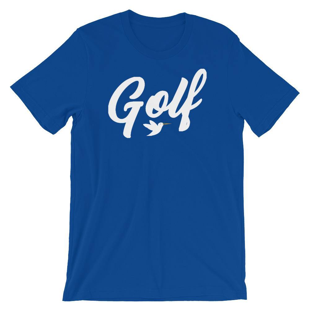 Golf T-Shirt - True Royal - Birdie Threads