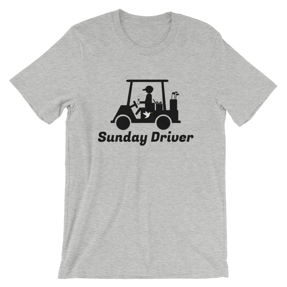 Sunday Driver T-Shirt - Athletic Heather - Birdie Threads