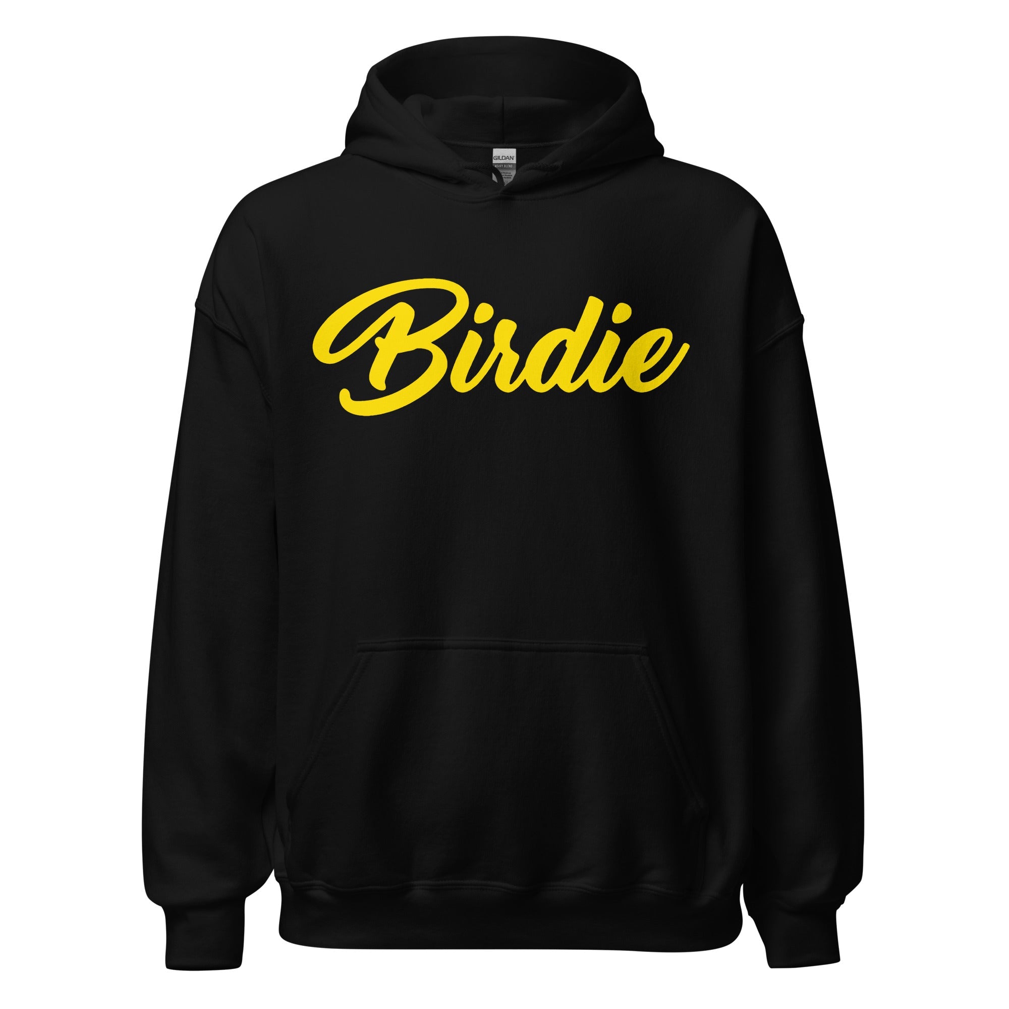 Birdie Threads Hoodie - Black / Yellow