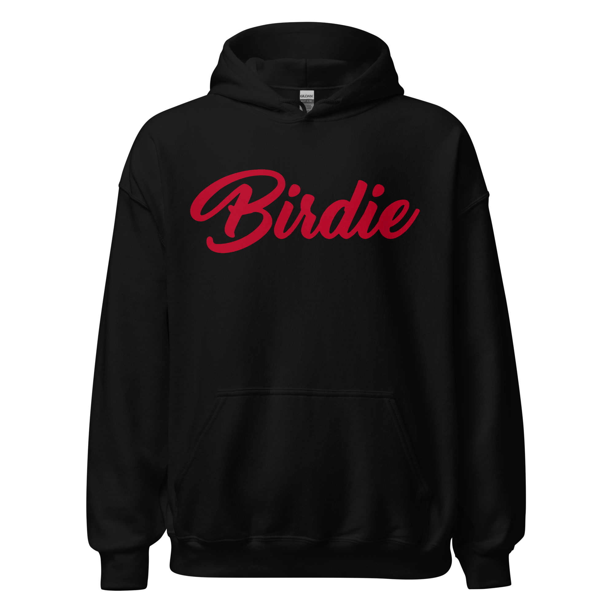 Birdie Threads Hoodie - Black / Red