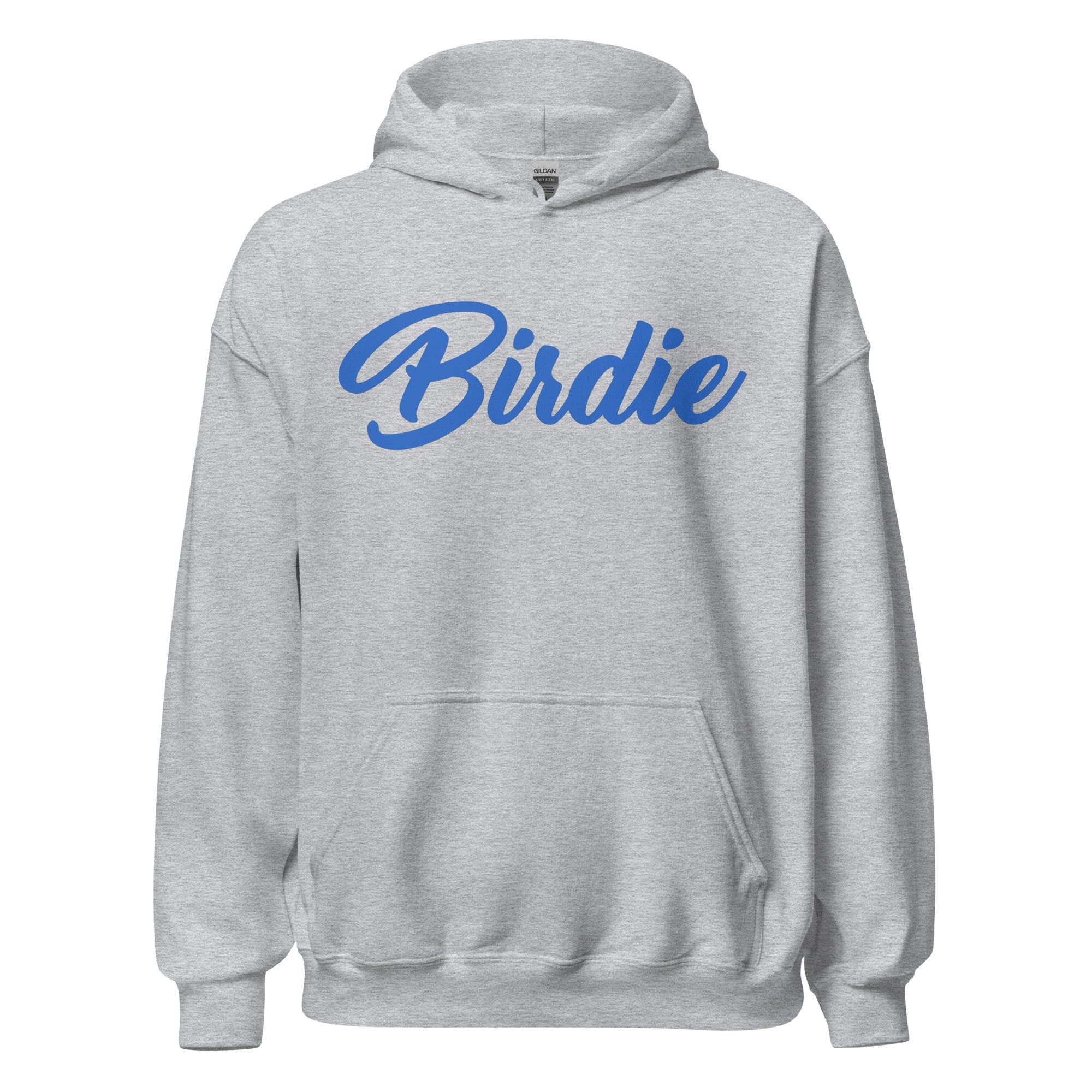 Birdie Threads Hoodie - Grey / Blue