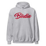 Birdie Threads Hoodie - Grey / Red