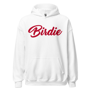 Birdie Threads Hoodie - White / Red