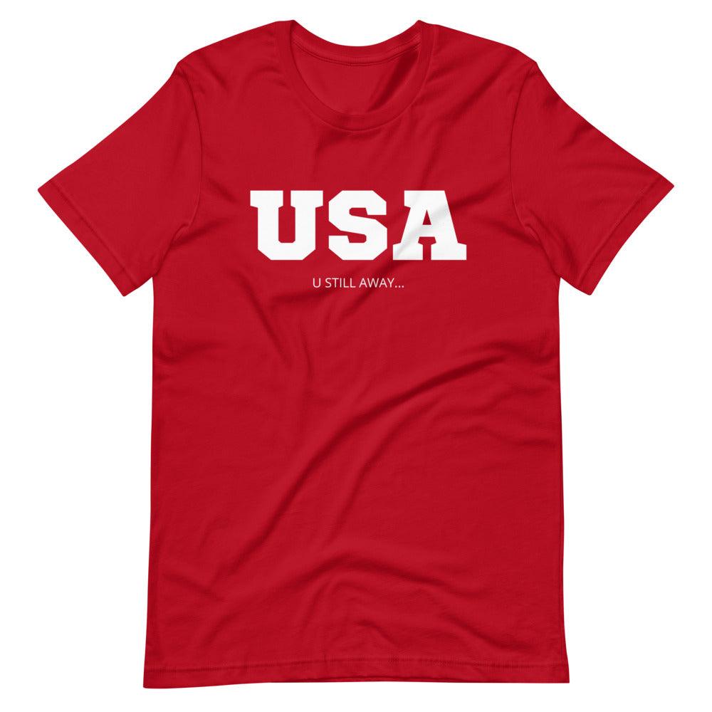 USA - U Still Away! - Red - Birdie Threads