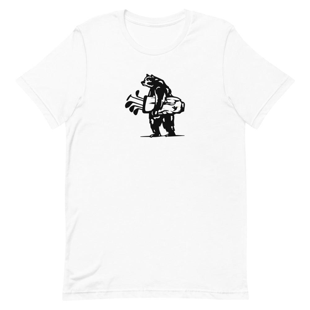 California Bear Golfer T-Shirt - White - Birdie Threads